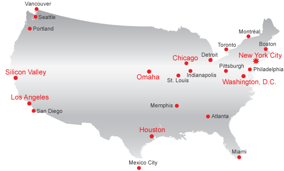 MARUBENI AMERICA CORPORATION: Our Locations